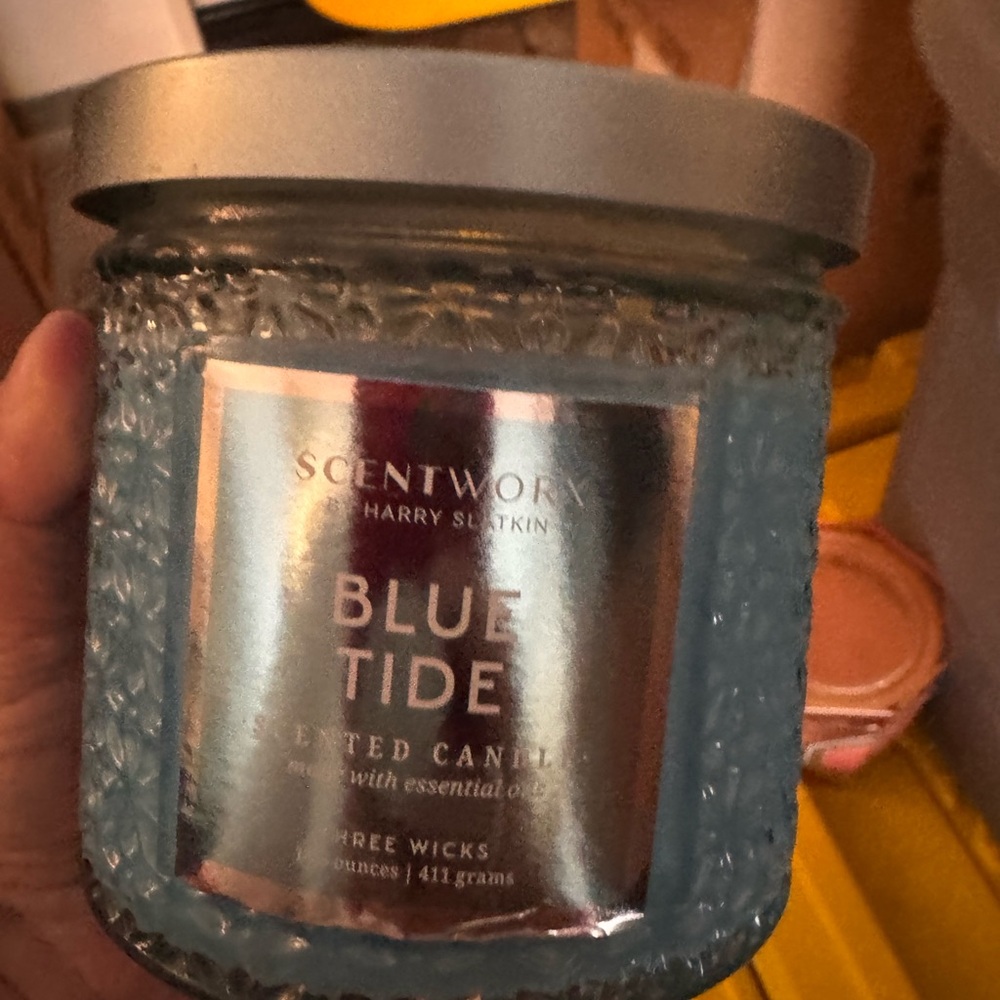 ScentWorx Blue Tide Textured Candle
